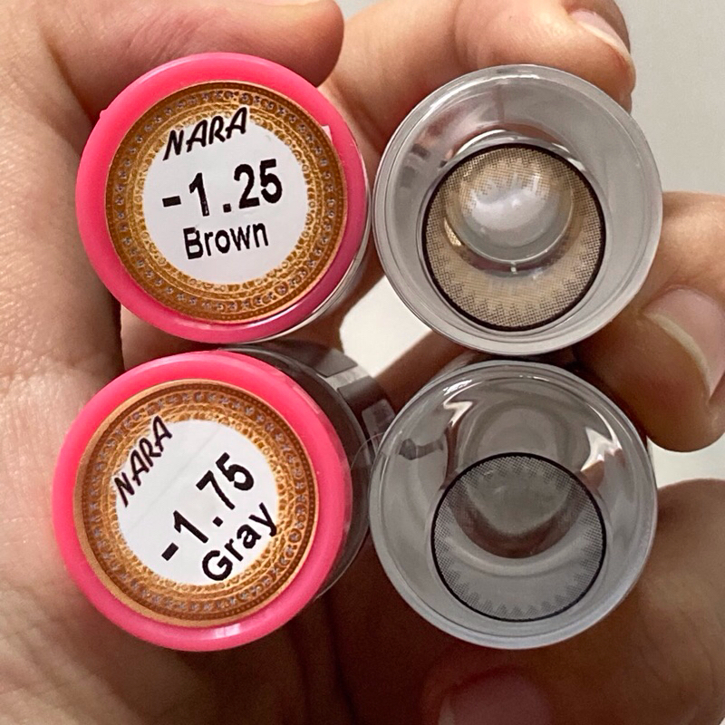 คอนแทคเลนส์ตาโต คุณหนูมาก💕 ลาย Nara gray/brown