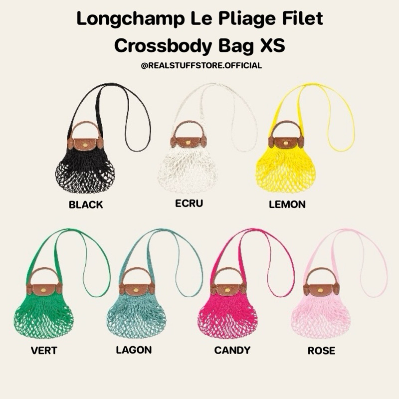 ของแท้💯 Longchamp Le Pliage Filet Crossbody Bag XS พร้อมส่ง