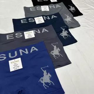 ESUNA ชุด 5 ตัว กางเกงในบ๊อกเซอร์ชาย ผ้านิ่มสวมใส่สบาย ไม่รัด ไม่อึดอัด ระบายอากาศได้ดี เอว28-40ใส่ได้