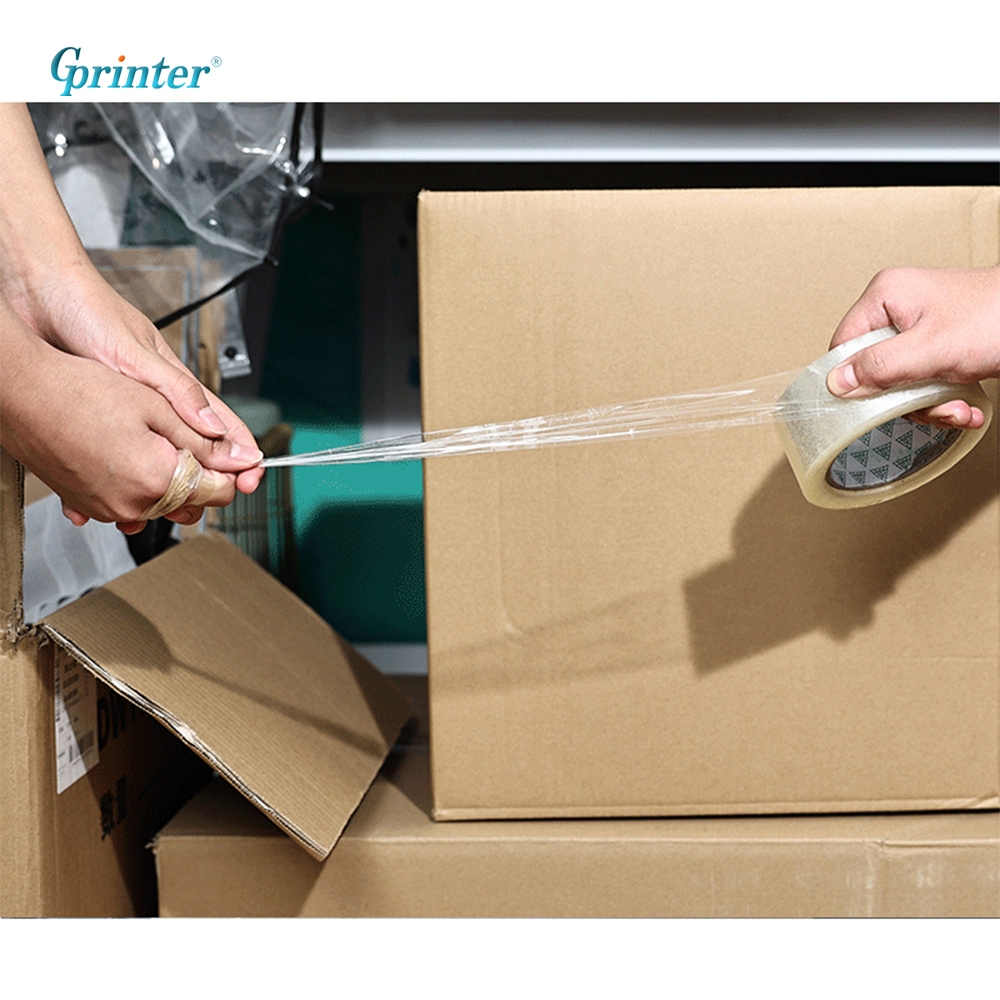 Gprinter เทปใส เทปกาว กว้าง2นิ้ว ยาว100หลา สก็อตเทปใส เหนียวแน่น