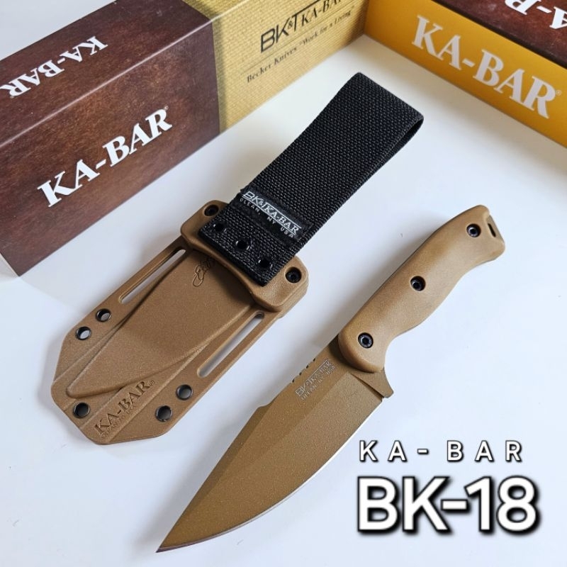 มีดแคมป์ KA-BAR, BK-18, Becker Knives, Fixed Blade