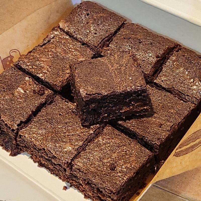 Brownies cube แบบกล่อง