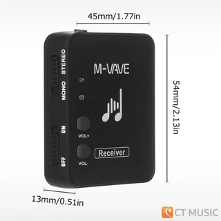 (ประกันศูนย์ไทย ส่งด่วนทันที) M-VAVE WP-10 / WP-9 2.4 GHz Wireless In-Ear Monitor System อินเอียร์ มอนิเตอร์ MVAVE WP10