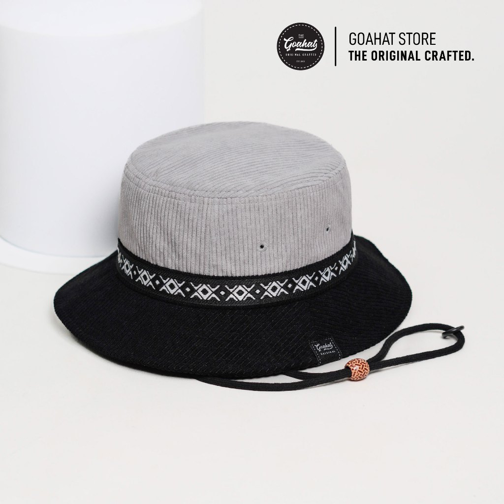 G112 Cloud หมวกบักเก็ต ผ้าลูกฟูก งาน Handmade จาก GOAHAT เบา ใส่สบาย ระบายอากาศได้ดี