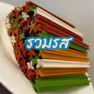 ขนมขัดฟันสุนัข สติ๊กขัดฟัน ขนาด 400 กรัม รส นม ไก่ ตับ เนื้อ คลอโรฟีล ขนมสุนัข ขนมหมา