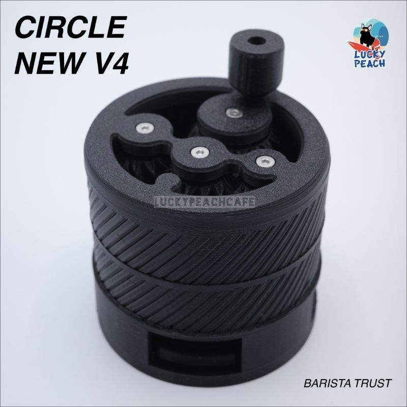 CIRCLE เครื่องเกลี่ยผงกาแฟ รุ่นใหม่ V4 "เพื่อการสกัดที่ดีกว่า" Barista TRUST