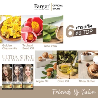 (สินค้าตัดฝากล่อง) ครีมเปลี่ยนสีผม สีย้อมผม ฟาร์เกอร์ อัลตร้า ชายน์ FG Farger Ultra Shine Hair Color Cream 100 ml.