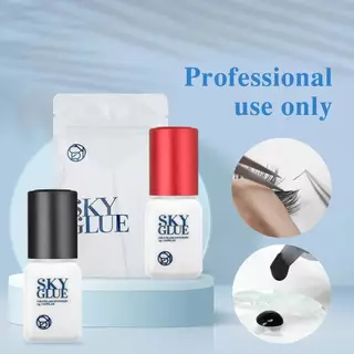 **แพ็คเก็จใหม่ **Sky กาวต่อขนตา กาวต่อขนตา สีดำ แห้งเร็ว 1-2 วิ ปริมาณ 5 มิลลิลิตร อุปกรณ์ต่อขนตา