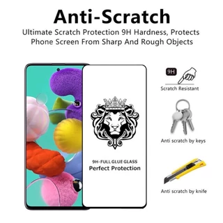9H Full ฟิล์มกระจก เต็มจอ Samsung A01 A02 A02s A03 A03s A10 A10s A20s A11 A12 A21 A21s A51 A52 A52s A71 A72 A70 A80 A90