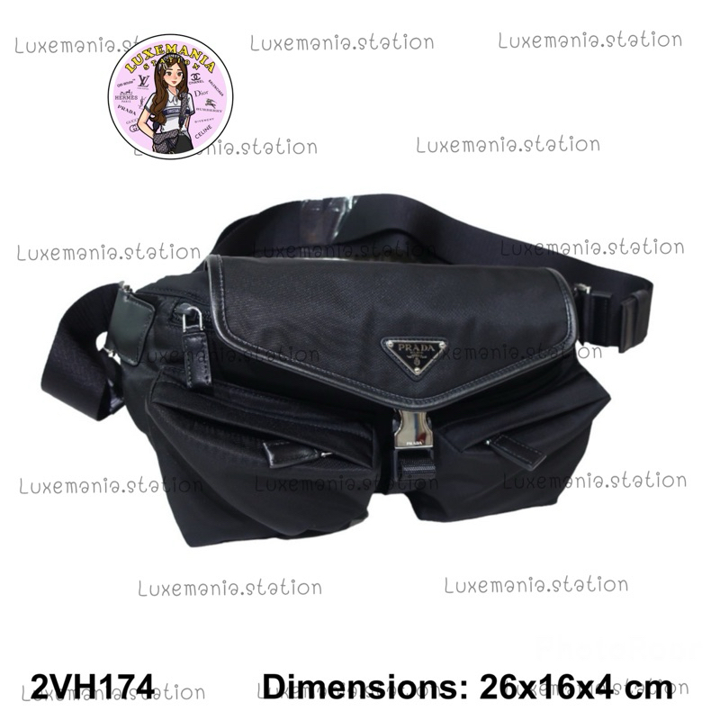 👜: New!! Prada 2VH174 Nylon Belt Bag‼️ก่อนกดสั่งรบกวนทักมาเช็คสต๊อคก่อนนะคะ‼️