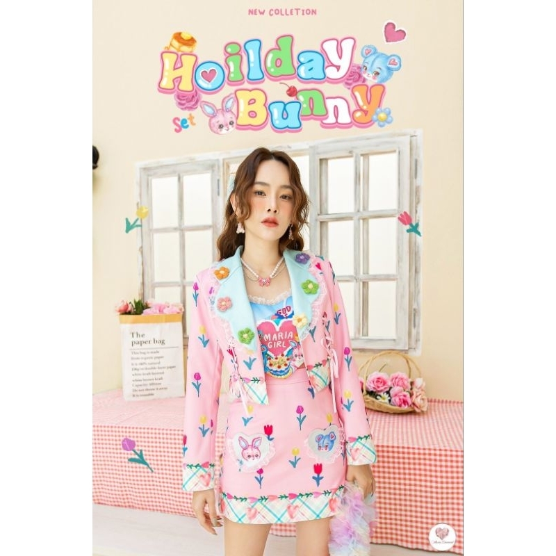 MARIA DIAMOND BRAND : Holiday Bunny Size S มือ2