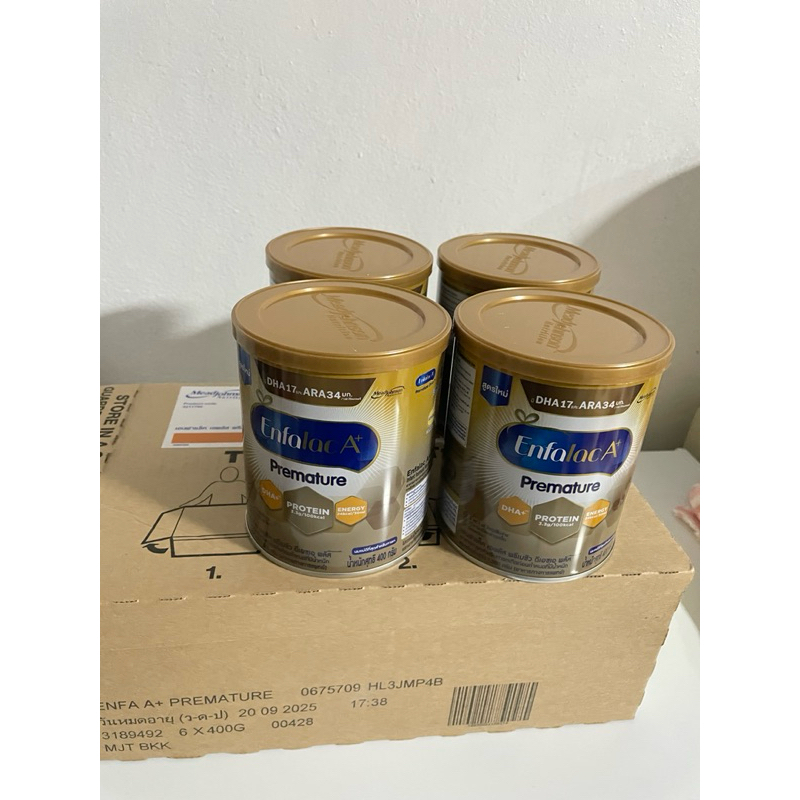 Enfalac A+ Premature นมผงสูตรคลอดก่อนกำหนดน้ำหนักตัวต่ำกว่าเกณฑ์  EXP 20/09/2025