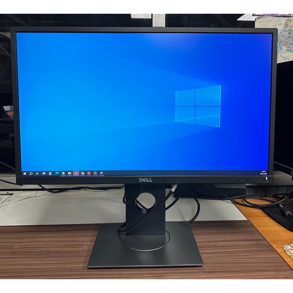 🎉 โปรโมชั่น !!!! จอคอม 23 นิ้ว Dell - P2317H | Monitor มือสอง ตำหนิเล็กน้อย | หมุนเป็นแนวตั้งได้ | ร
