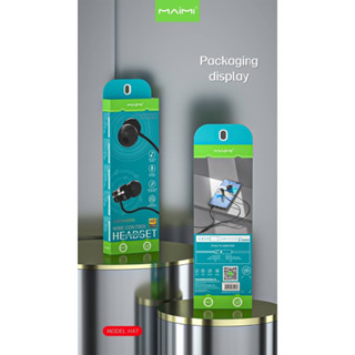 Maimi หูฟัง อินเอียร์ รุ่น H47 สี-ดำ (สายเสียบAUX 3.5) แบบเส…