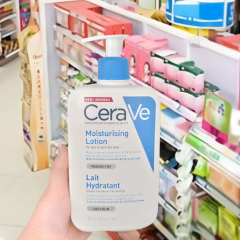 CERAVE Moisturising Lotion โลชั่นบำรุงผิว ครีมบำรุงผิวหน้าและผิวกาย สำหรับผิวเเห้งถึงเเห้งมาก 236/473ml