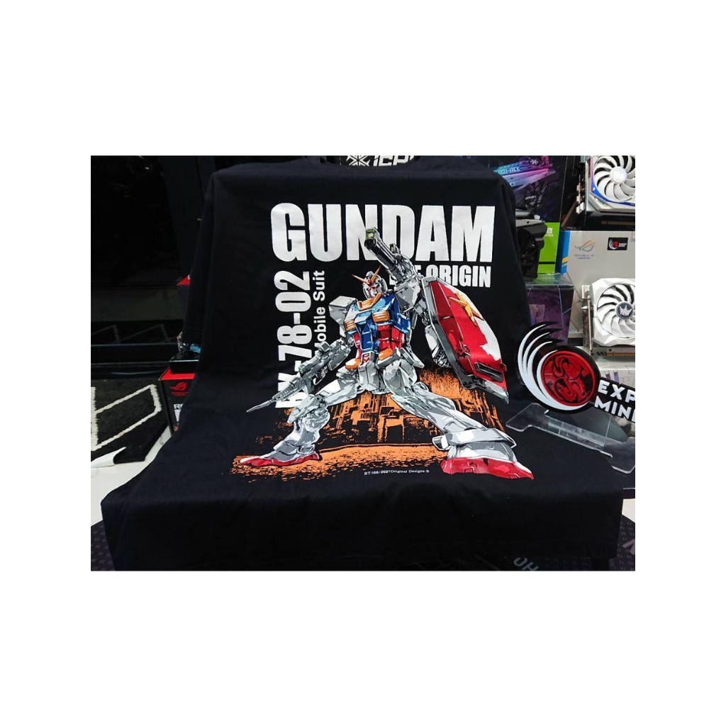 MOBILE SUIT GUNDAM ORIGIN RX-78-02 BLACK TIMBER SIZE XL & L