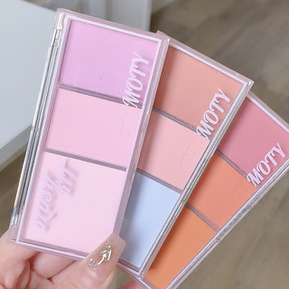 Famoty 2618 บลัชออนปัดแก้มเนื้อดินน้ำมัน เนื้อแมท บลัชออนทาแก้มทาตา โทนชมพูนม ส้มพีช เนื้อดี กันน้ำกันเหงื่อ ติดทน Blush