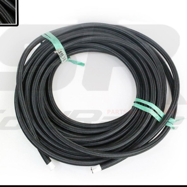 ท่อน้ำมันสายถัก AN6 คุณภาพสูง ทนE85 ราคา / เมตร oil hose line