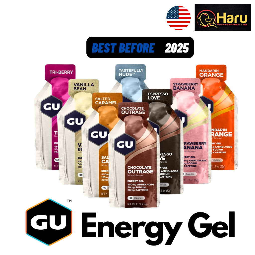 ** New Lot 2025 ** GU Energy Gel เจลให้พลังงานระหว่างออกกำลังกาย
