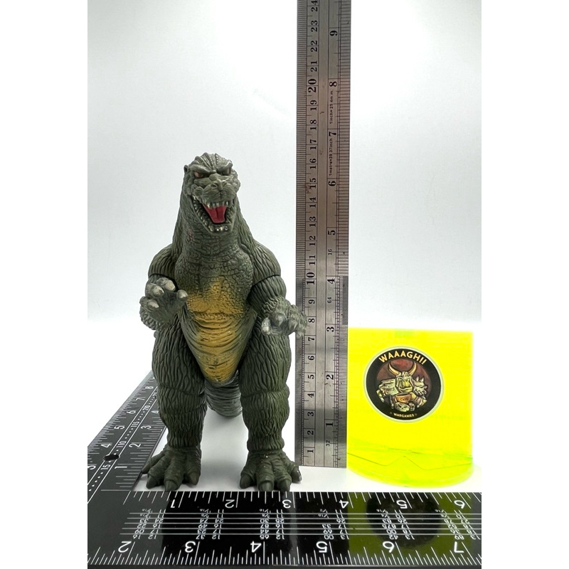 🔥มีของพร้อมส่ง🔥 ของแท้ Bandai 1995 Godzilla Junior สูง 6 Inch Made in Japan มือสอง มีตำหนิ สีหลุด สีเลอะ ถอดหางออก