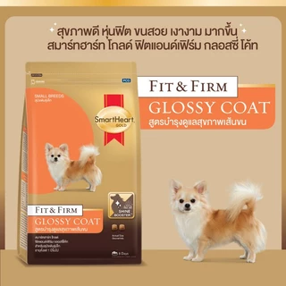 สมาร์ทฮาร์ทโกลด์ ฟิตแอนด์เฟิร์ม กลอสซี่ โค้ท อาหารสุนัขสูตรบำรุงเส้นขนและผิวหนัง 3 กก.