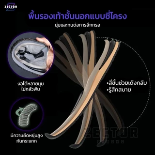 รองเท้าเซฟตี้ สนีกเกอร์ รุ่น OZUKA มีแถบสะท้อนแสง หัวเหล็ก พื้นกันลื่นทนต่อสารเคมี หนังกลับ ทนต่อสะเก็ดไฟ
