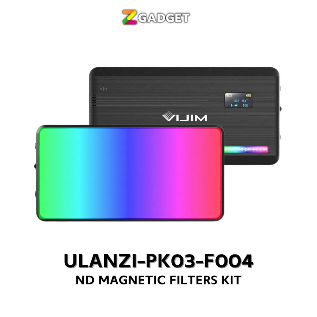 ไฟสตูดิโอพกพา Ulanzi VIJIM VL196 RGB Mini LED Video Light ปรับสีได้ 360 สี เอฟเฟ็กต์ 20 แบบ แบตในตัว