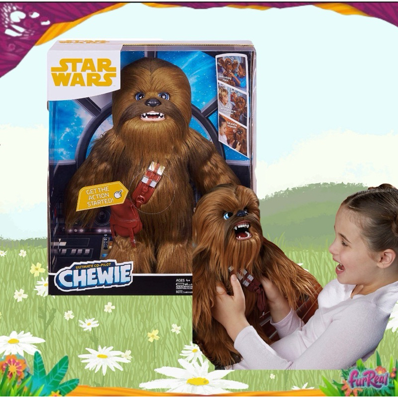 Star Wars Ultimate Co-pilot Chewie Interactive Plush Toy, brought to life by furReal