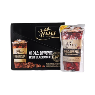 พร้อมส่ง ! [1แพ็ค มี 10ซอง] เครื่องดื่มกาแฟพร้อมทาน Cantata Original Blend Coffee 칸타타 아메리카노 커피