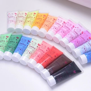 วิปครีมปลอม กาวครีมเทียม สำหรับตกแต่ง เคส มือถือโทรศัพท์ ขนาด 50g มากกว่า 20สี (มีหัวบีบให้ 1หัว/หลอด) ราคาส่งV1 DIY