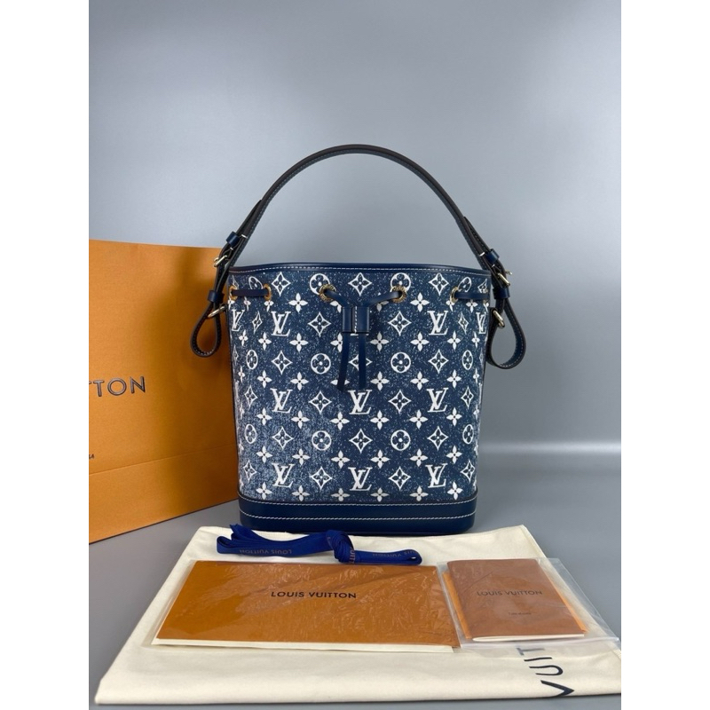 Louis Vuitton Petit Noe Denim(Ori)เทพ Size 25x28.5x20 cm