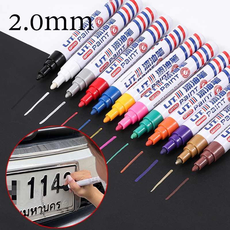 All About Pet ปากกาเขียนป้ายทะเบียน Paint ปากกาเขียนยางรถยนต์ รถมอเตอร์ไซค์ เขียนป้ายทะเบียน กันน้ำ ติดทนทาน