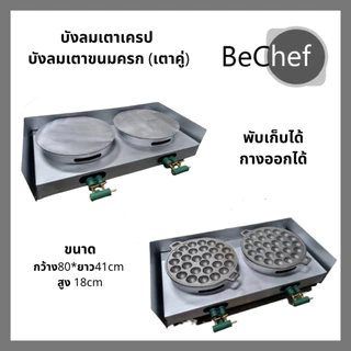 เซ็ตกระทะขนมครกพร้อมเตา 2 หัว ฟรี!! แผ่นกระจายความร้อน กระทะขนมครกพร้อมฝา​แสตนเลส​ ชุดพร้อมขาย​