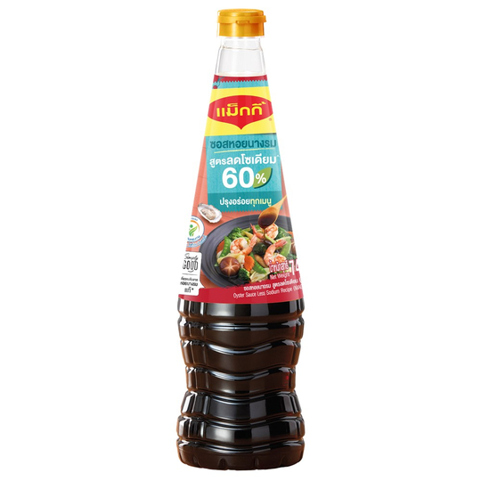 แม็กกี้ สูตรลดโซเดียมซอสหอยนางรม 740ก.