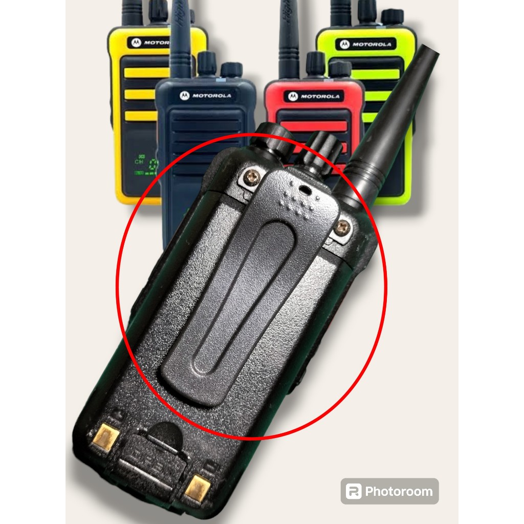 ที่หนีบเข็บขัด คลิปหลัง วิทยุสื่อสาร MOTO GP-T99 (ใช้น๊อตเดิม)