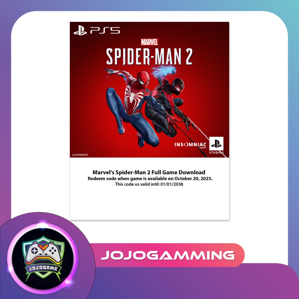 Digital Code Game Download MARVEL’S SPIDER-MAN 2 PlayStation 5