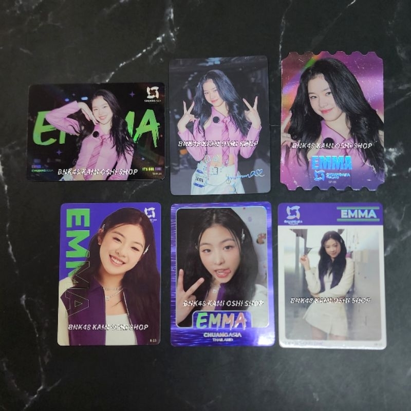 Emma การ์ด ver1 Chuang Asia Card เอ็มม่า Gen1es ( chuangasia Thailand 2024 rising star )