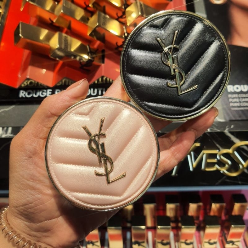 YSL Le Cushion Encre De Peau ฟินิชแมทท์และปกปิดแบบงานผิว