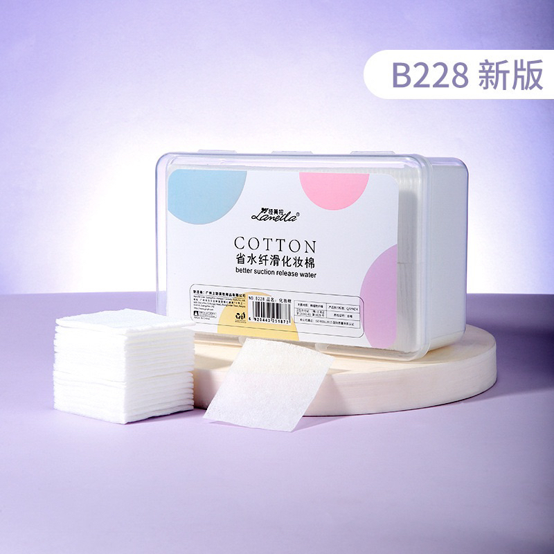 ร้านไทย พร้อมส่ง 1000 ชิ้น/กล่อง สำลี cotton แบบบาง สำหรับทำความสะอาด สำลีโทนเนอร์ ไม่เป็นขุย สำลีแต่งหน้า
