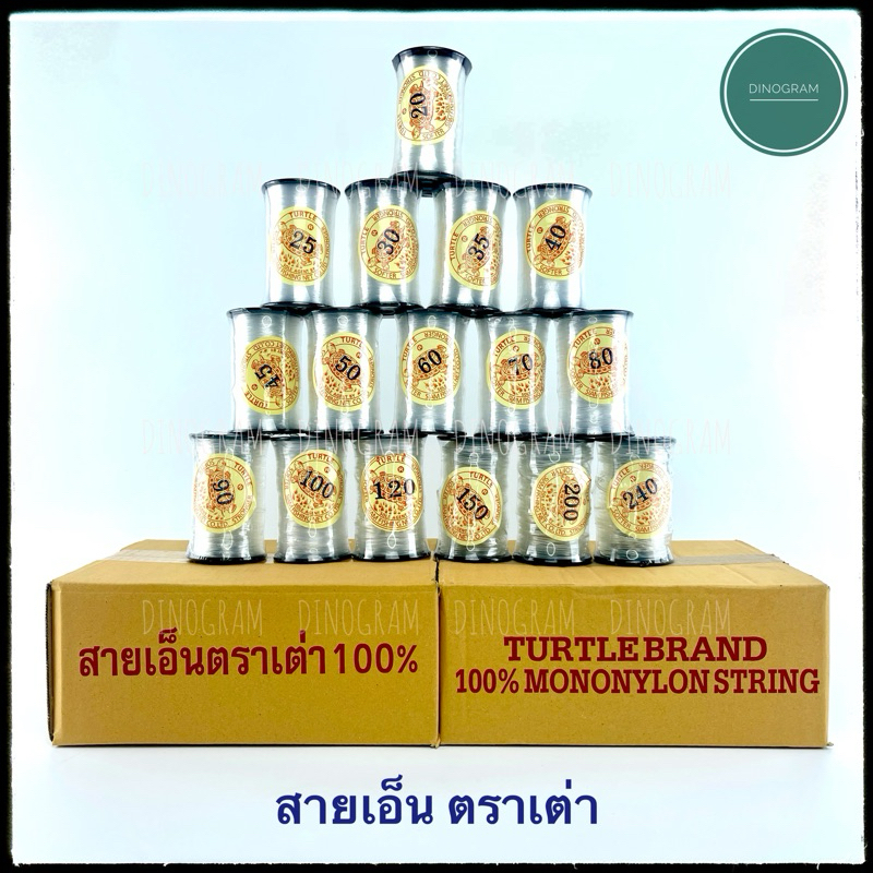 เอ็นตกปลา สายเอ็นตราเต่า ม้วนใหญ่ (แบ่งขาย)