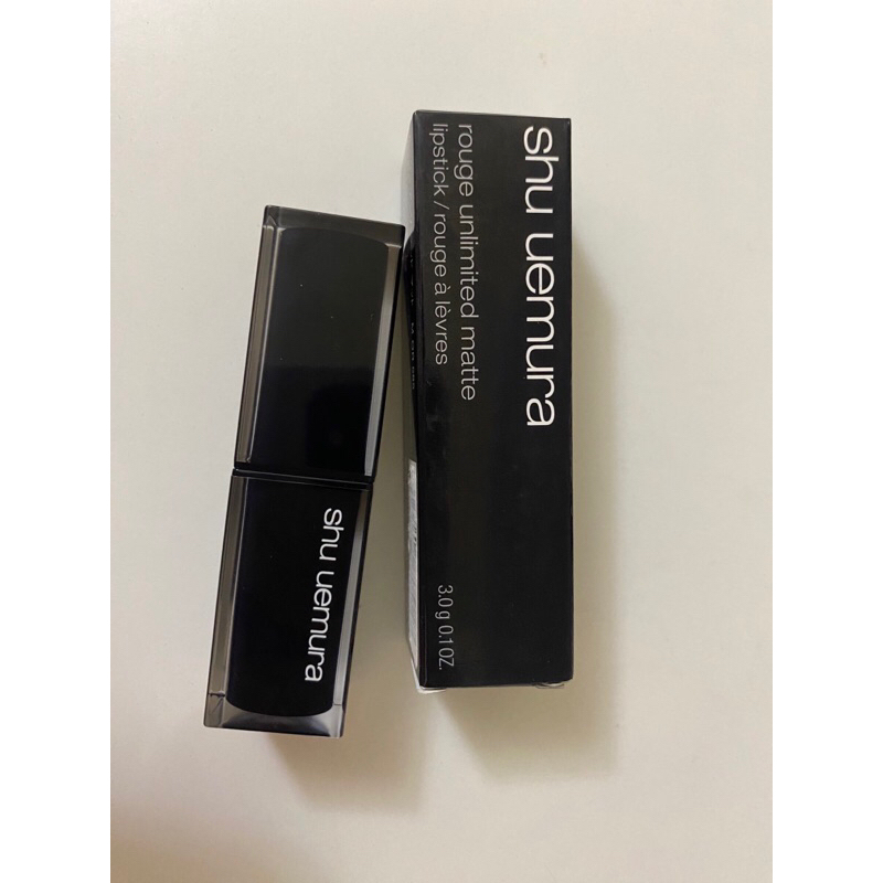 SHU UEMURA ROUGE UNLIMITED MATTE LIPSTICK #M OR 585 ลิปสติก shu uemura สี M OR 585 ขนาด3.0g