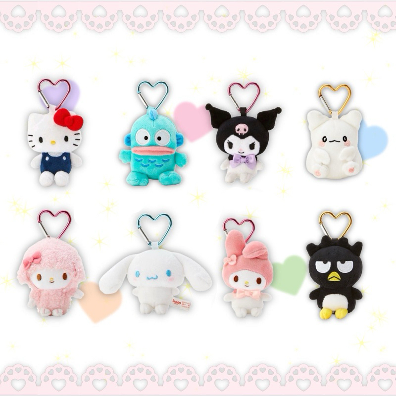 พร้อมส่ง!!!พวงกุญแจห่วงหัวใจ sanrio ของแท้จากญี่ปุ่น