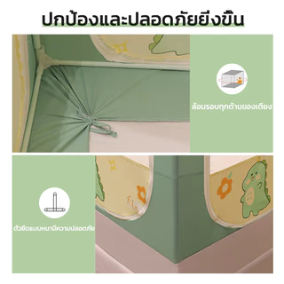 มุ้ง มุ้งกันยุง 6.6 ฟุต มุ้งครอบผู้ใหญ่ 5ฟุต 6ฟุต สามประตู กันแมลง พกพาสะดวก