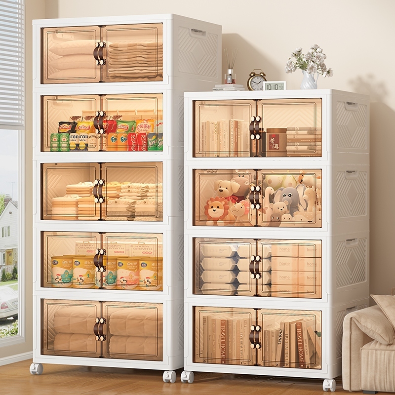 กว้าง 70 ซม ตู้เก็บของ ตู้อเนกประสงค์ กล่องเก็บของพับได้ ลิ้นชักเก็บข ตู้เสื้อผ้า ตู้ลิ้นช ชั้นวางของ มีล้อ