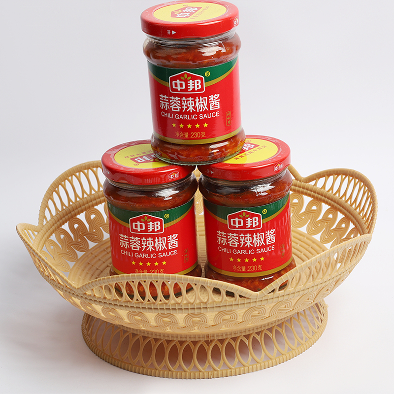 蒜蓉辣椒酱ซอสพริกกระเทียม   พริกนำ้ส้มจีน230กรัมกระปุกละซอสพริก ราคา ถูกที่สุด ดีลบีเคเค แกลเลอรีภาพที่ 3