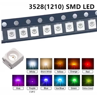 (10 ตัว) 0603 0805 1206 3528 5730 SMD LED light Package Red White Green Blue Yellow 1206 led kit