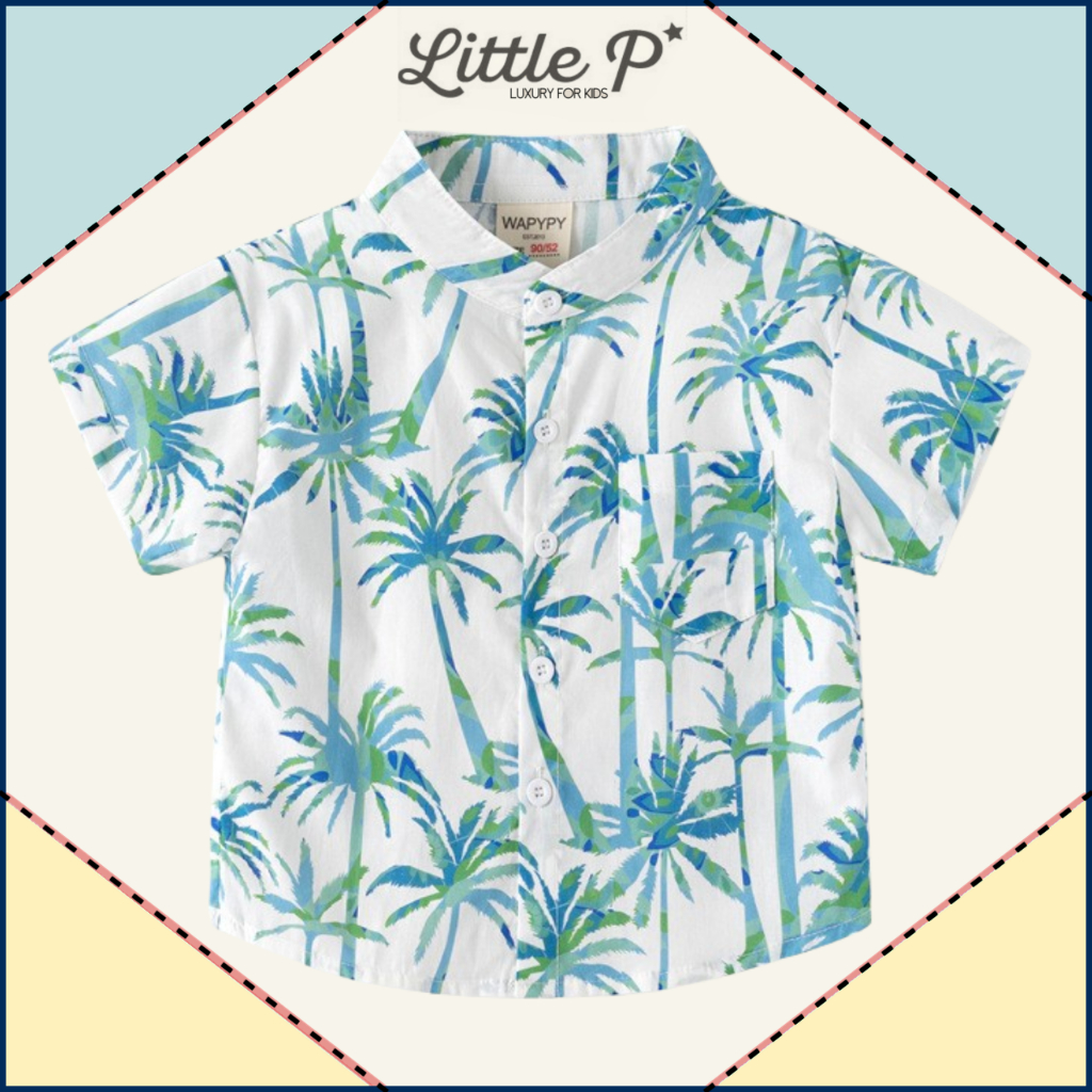 ส่งด่วน   ใหม่ ! เสื้อเชิ้ตคอจีนเด็กชาย เสื้อเด็กชาย อายุ​ 1-9 ปี By Little.P ราคา ถูกที่สุด ดีลบีเคเค แกลเลอรีภาพที่ 8