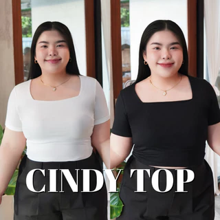 (A08) Cindy Top เสื้อคอเปิด หน้าผอมคอเพรียว