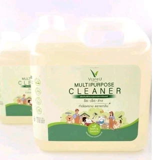 V Clean วีคลีนขนาด 3500ml น้ำยาทำความสะอาดอเนกประสงค์ ขจัดคราบฝังลึก อ่อนโยนต่อเด็กสัตว์เลี้ยง(Child and Pet Friendly)