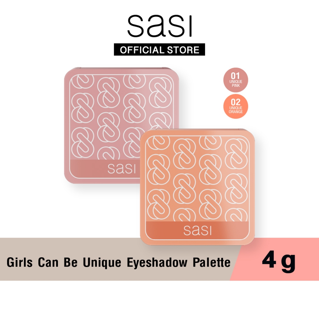 sasi ศศิ อายแชโดว์ พาเลท 4 สี 3 เนื้อ เกิร์ล แคน บี ยูนีค / Girls Can Be Unique 